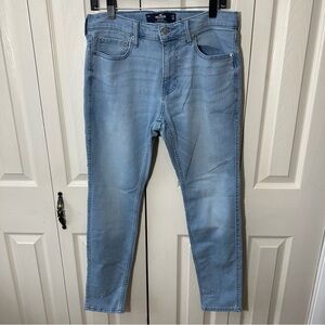Hollister Super Skinny Light Wash High Rise Jeans Womens Size 32